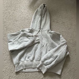Abercrombie and Fitch Essential Sunday Hoodie - Light Grey